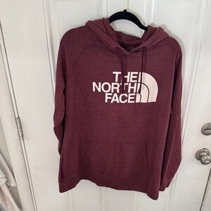 The North Face Burgundy Pullover Hoodie